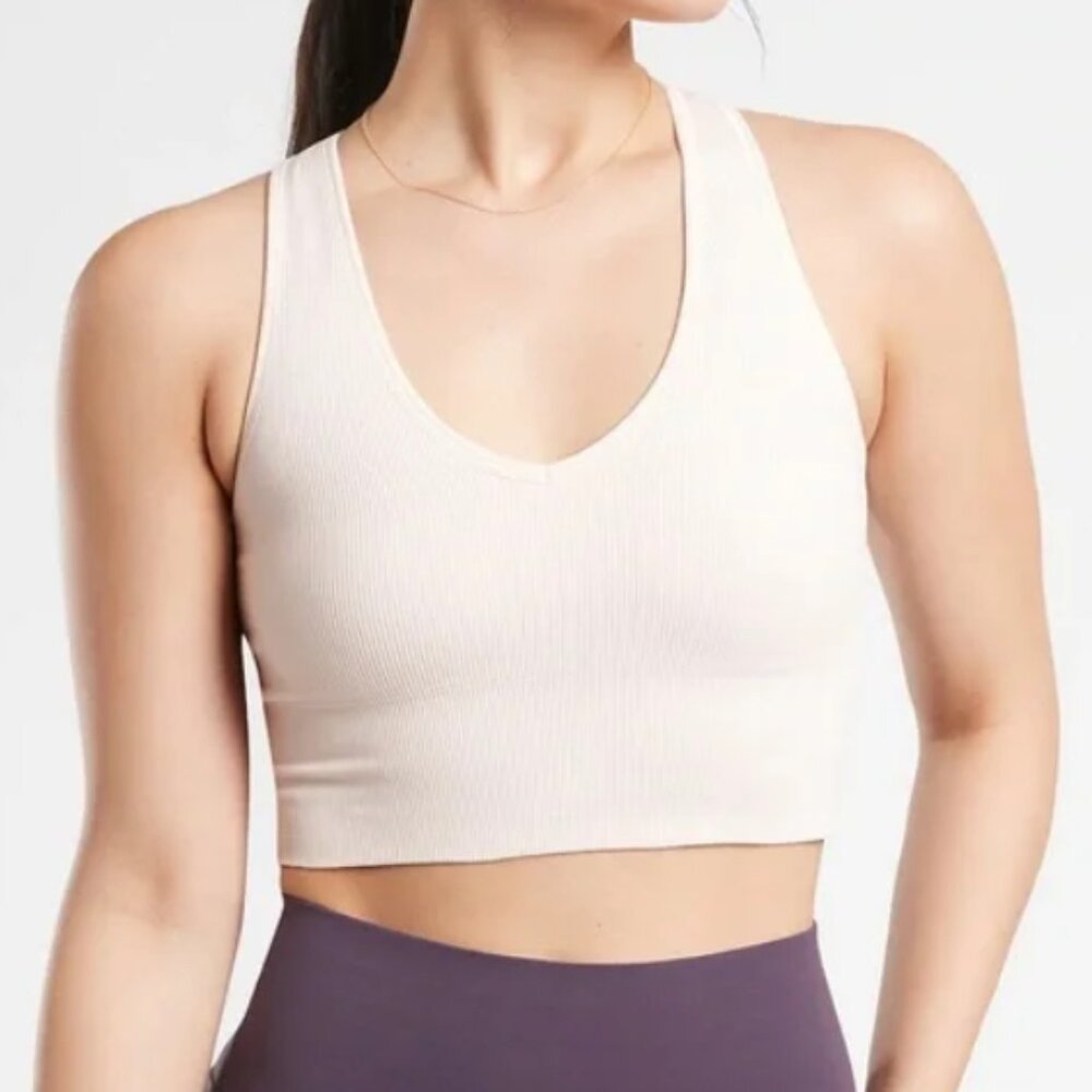 Athleta Aurora Seamless Crop Rib Tank